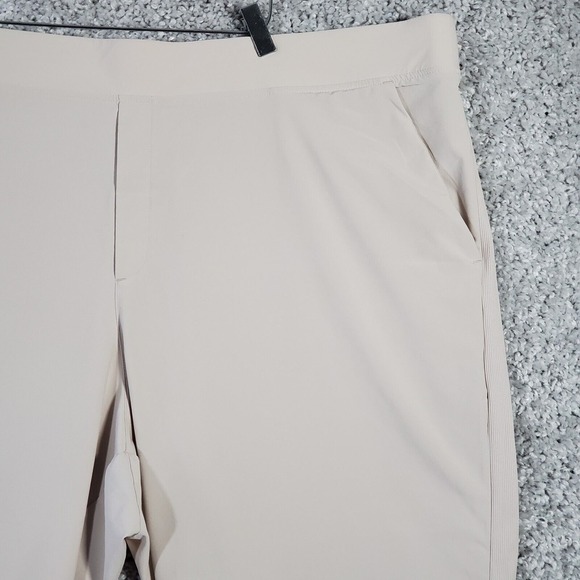 Athleta Brooklyn Joggers Womens Size 26 Beige Pants Travel Lounge‎ Minimalist - Picture 3 of 13